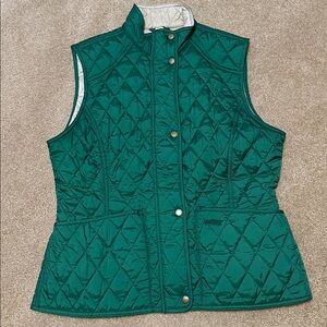 Barbour Quilted Vest with Snap Closures